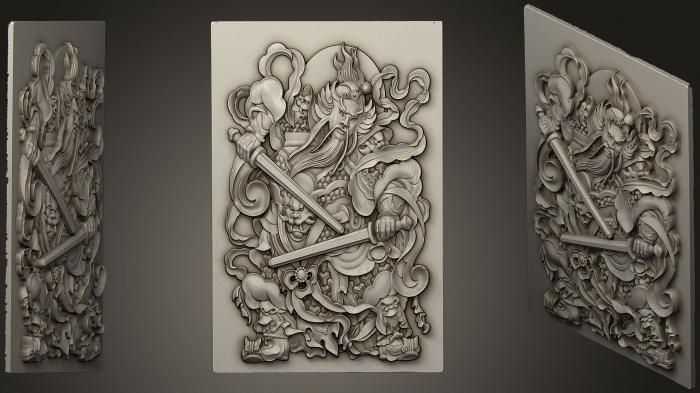 High reliefs and bas-reliefs, historical and religious (GRLFH_0520) 3D model for CNC machine